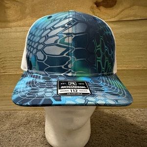 Richardson Blue and Green Trucker Hat